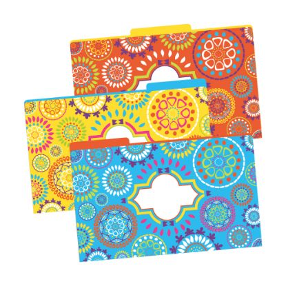 Picture of Barker Creek Tab File Folders, 8 1/2in x 14in, Legal Size, Moroccan, Pack Of 9