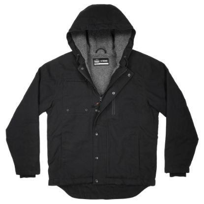 Picture of Ergodyne N-Ferno 6468 Heavy-Duty Duck Canvas Work Jacket, Small, Black