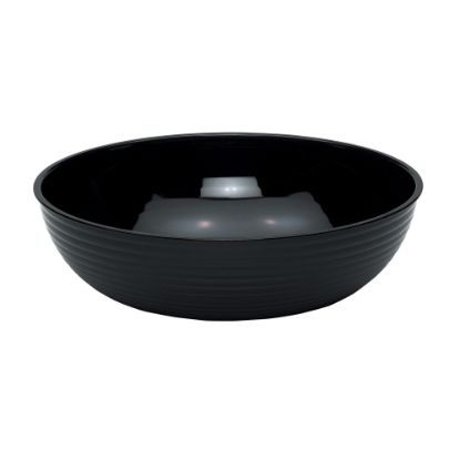 Picture of Cambro Camwear Round Ribbed Bowls, 18in, Black, Set Of 4 Bowls