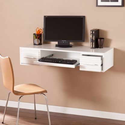 Picture of SEI Furniture Simon Wall Mount 42inW Writing Desk, White