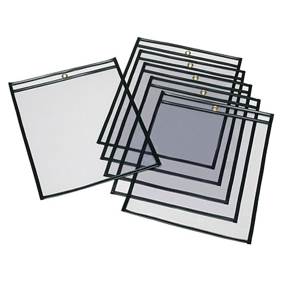 Picture of SKILCRAFT Transparent Poly Envelopes, Clear, Pack Of 100 (AbilityOne 7510-00-272-9805)