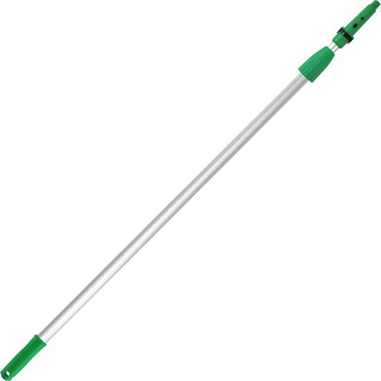 Picture of Unger OptiLoc 8ft Telescopic Pole - 96in Length - Green - Aluminum - 10 / Carton