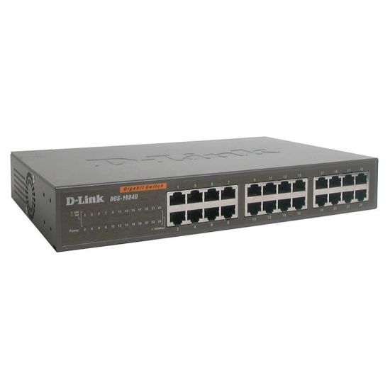 Picture of D-Link DGS-1024D 24-Port 10/100/1000 Gigabit Switch