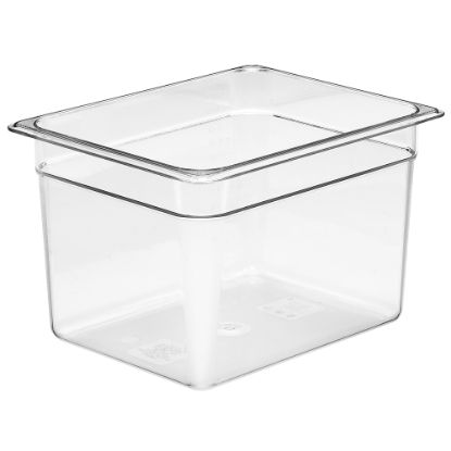 Picture of Cambro Camwear GN 1/2 Size 8in Food Pans, 8inH x 10-1/2inW x 12-3/4inD, Clear, Set Of 6 Pans