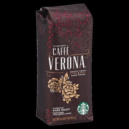 Picture of Starbucks Whole Bean Coffee, Dark Roast, Caffe Verona, 1 Lb Per Bag