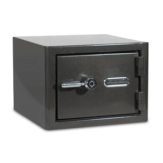 Picture of Sanctuary Platinum Biometric Lock Home/Office Safe, 1.07 Cu. Ft., Dark Grey Metallic