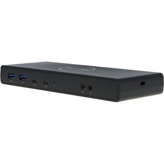 Picture of VisionTek VT4500 USB / USB-C Dual Monitor 4K Docking Station with 60W Power Delivery - 4 x USB 3.0 - 2x USB-C - 2x HDMI -2x DisplayPort - RJ-45 Ethernet - Audio Line In - Audio Line Out - Dock for Windows, Apple Mac including M1, Chromebook - Displaylink