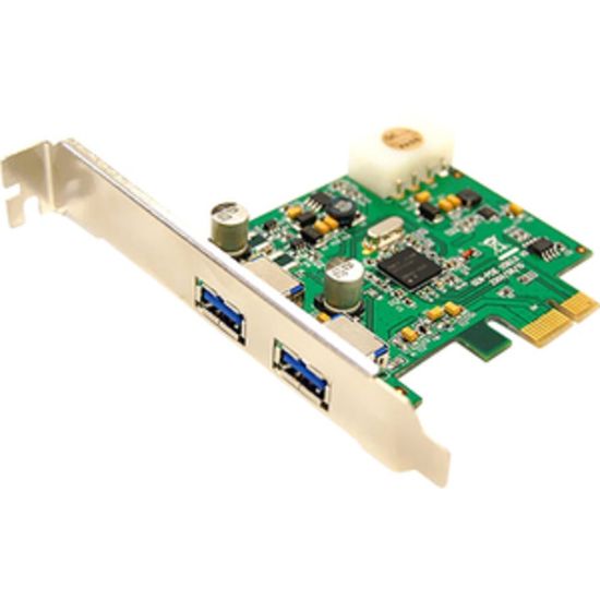 Picture of Bytecc BT-PEU310 2-port PCI Express USB Adapter - PCI Express 2.0 x1 - Plug-in Card - 2 USB Port(s) - 2 USB 3.0 Port(s)