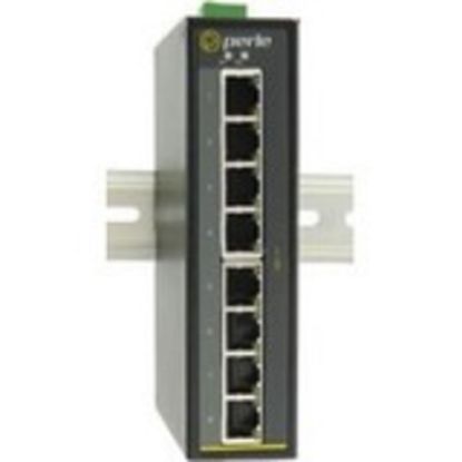 Picture of Perle IDS-108F Industrial Ethernet Switch - 9 Ports - Fast Ethernet - 10/100Base-T, 100Base-FX - 2 Layer Supported - Optical Fiber, Twisted Pair - Wall Mountable, Panel-mountable, Rail-mountable, Rack-mountable - 5 Year Limited Warranty