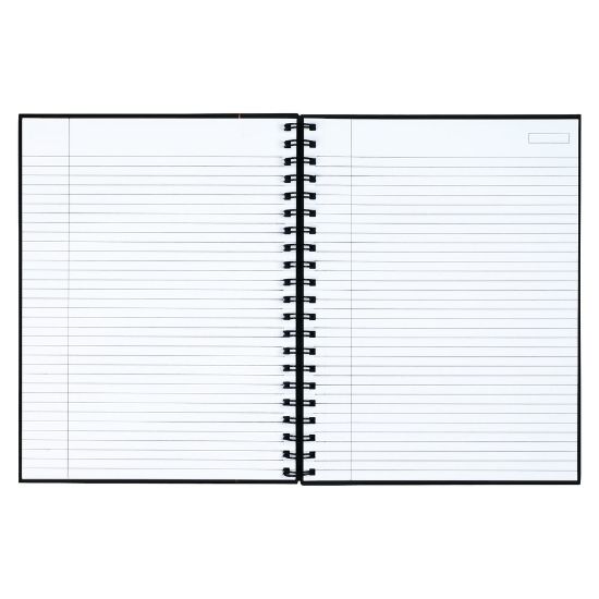 Picture of TOPS Royale Wirebound Notebook, 8in x 10 1/2in, Legal Ruled, 96 Sheets, Gray/Black