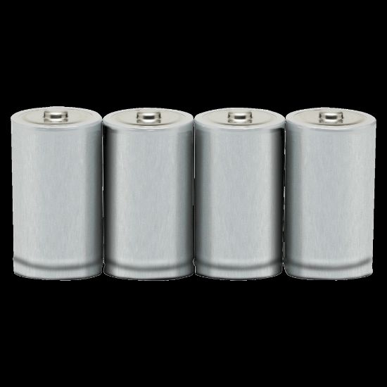 Picture of SKILCRAFT D Alkaline Batteries, Pack Of 4 (AbilityOne 6135-01-446-8310)