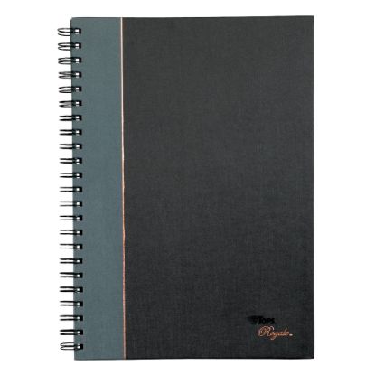 Picture of TOPS Royale Wirebound Notebook, 8 1/4in x 11 3/4in, Legal Ruled, 96 Sheets, Gray/Black