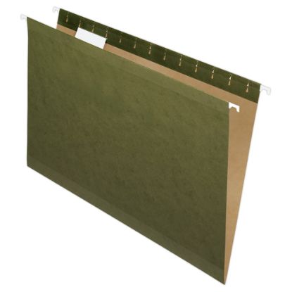 Picture of Pendaflex Premium Reinforced Hanging Folders, 1/5 Cut, Legal Size, Standard Green, Pack Of 25