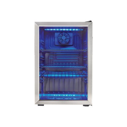 Picture of Danby DBC026A1BSSDB - Drinks chiller - width: 17.5 in - depth: 19.7 in - height: 27.1 in - 2.6 cu. ft - stainless steel