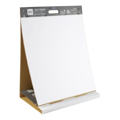 Picture of Office Depot Brand Self-Stick Tabletop Easel Pad, 20in x 23in, 20 Sheets, 80% Recycled, White