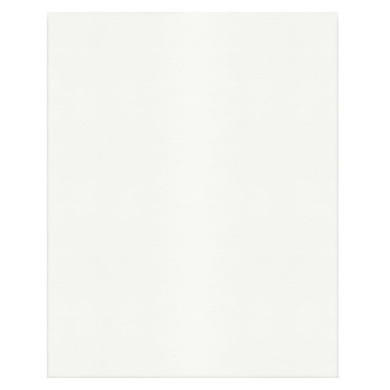 Picture of Office Depot Brand 2-Pocket Textured Paper Folders With Prongs, White, Pack Of 10