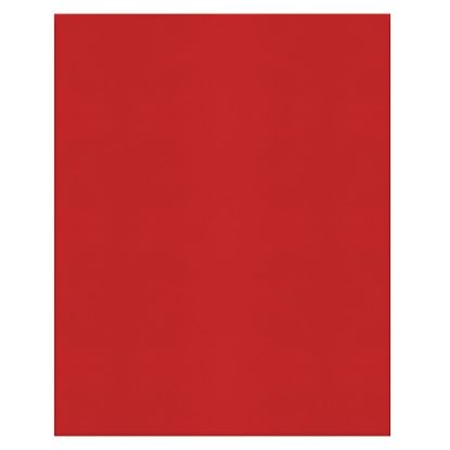 Picture of Office Depot Brand 2-Pocket Textured Paper Folders With Prongs, Red, Pack Of 10