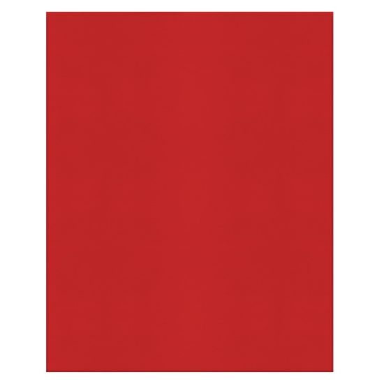 Picture of Office Depot Brand 2-Pocket Textured Paper Folders With Prongs, Red, Pack Of 10