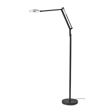 Picture of Adesso Gordon Adjustable LED Floor Lamp, 66-1/2inH, Black