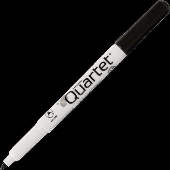 Picture of Quartet Dry-Erase Markers, Fine Point, Black, Pack Of 12