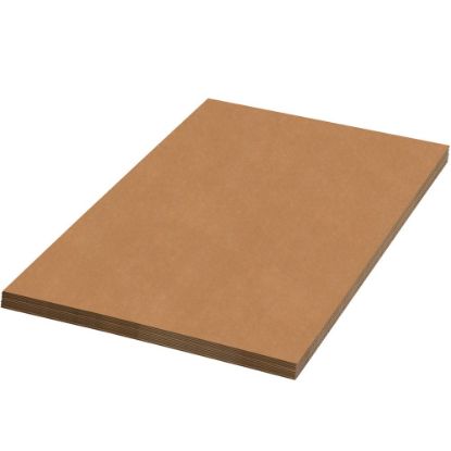 Picture of Partners Brand Corrugated Sheets, 36in x 96in, Kraft, Pack Of 5