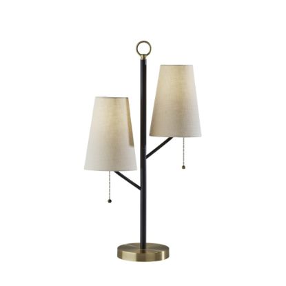 Picture of Adesso Daniel Table Lamp, 27inH, Antique Brass Base/Cream Shade