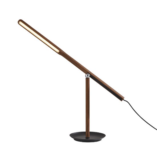 Picture of Adesso ADS360 Gravity LED Desk Lamp, 26-1/2inH, Walnut Ash