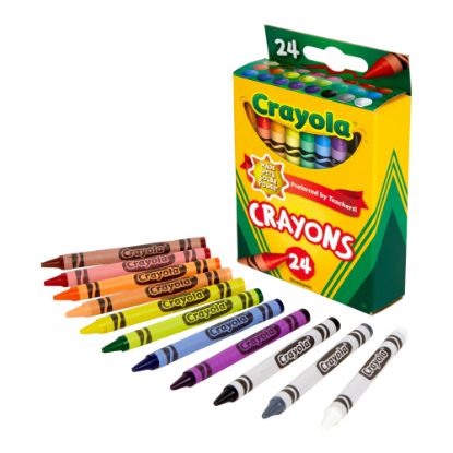 Picture of Crayola Crayons, Assorted Colors, Pack Of 24 Crayons