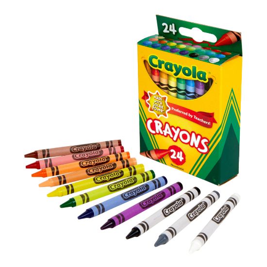 Picture of Crayola Crayons, Assorted Colors, Pack Of 24 Crayons