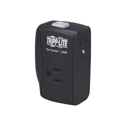 Picture of Tripp Lite Notebook Surge Protector Wallmount Direct Plug In 2 Outlet RJ45 - Surge protector - 15 A - AC 120 V - output connectors: 2 - black