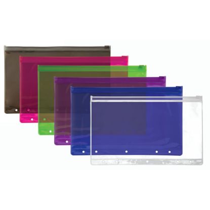 Picture of Office Depot Brand Vinyl Storage Pouch, Assorted Colors