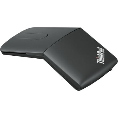 Picture of Lenovo ThinkPad X1 Presenter Mouse - Mouse - right and left-handed - laser - 3 buttons - wireless - 2.4 GHz, Bluetooth 5.0 - USB wireless receiver - black