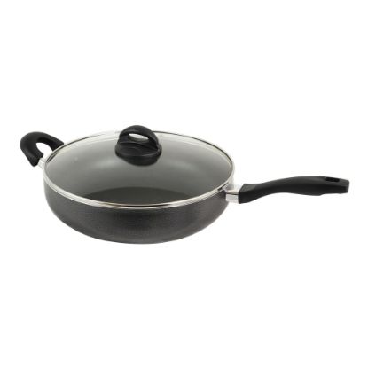 Picture of Oster Clairborne 12in Aluminum Saute Pan, Charcoal Gray