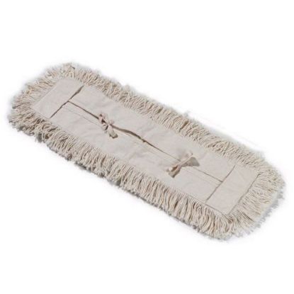 Picture of Carlisle Cotton Dust Mop Head, 24in x 5in, White