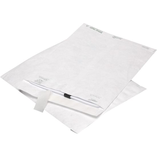 Picture of Quality Park Tyvek Envelopes, 14 Lb, 9in x 12in, Self-Adhesive, White, Box Of 50