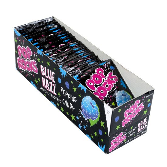 Picture of Pop Rocks, Blue Raspberry, Box Of 24 Packs