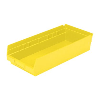 Picture of Akro-Mils Grease/Oil Resistant Shelf Bin, Small Size, 4in x 8 3/8in x 18in, Yellow