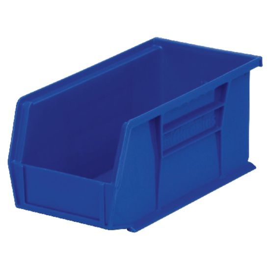 Picture of Akro-Mils AkroBin Storage Bin, Small Size, 5in x 5 1/2in x 10 7/8in, Blue