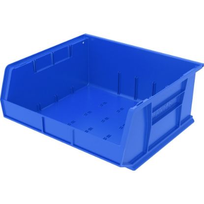 Picture of Akro-Mils AkroBin Storage Bin, Medium Size, 7in x 16 1/2in x 14 3/4in, Blue