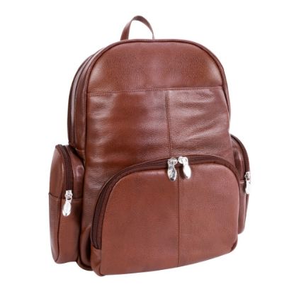 Picture of McKlein S-Series Cumberland Backpack With 15in Laptop Pocket, Brown