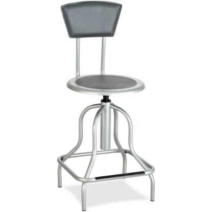 Picture of Safco Diesel Bonded Leather High-Back Stool