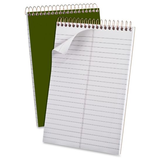 Picture of Ampad Gold Fibre Steno Books, 6in x 9in, Gregg Ruled, Designer Green/Gold Cover, 100-Sheets