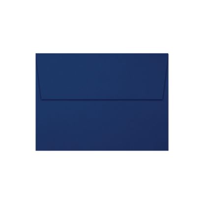 Picture of LUX Invitation Envelopes, A7, Peel & Stick Closure, Navy/Silver, Pack Of 50