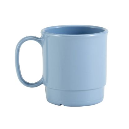 Picture of Cambro Camwear Dinnerware Mugs, 7.5 Oz, Slate Blue, Pack Of 48 Mugs