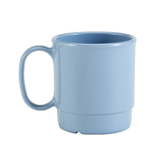 Picture of Cambro Camwear Dinnerware Mugs, 7.5 Oz, Slate Blue, Pack Of 48 Mugs