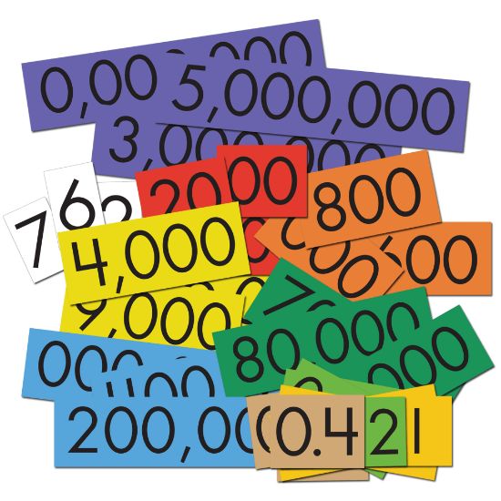 Picture of Sensational Math Place Value Cards Set, Numbers, 1st Grade, Set Of 100 Cards