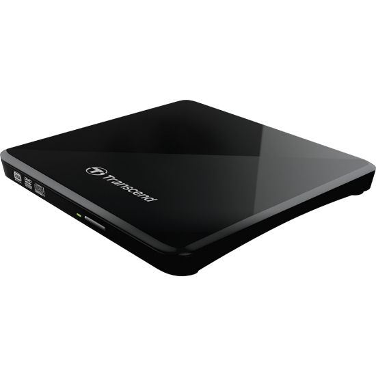 Picture of Transcend DVD-Writer - DVD-RAM/�R/�RW Support - 24x CD Read/24x CD Write/24x CD Rewrite - 8x DVD Read/8x DVD Write/8x DVD Rewrite - Double-layer Media Supported - USB 2.0 - Slimline