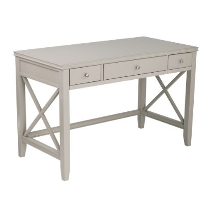 Picture of SEI Larksmill Farmhouse 48inW Writing Desk, Gray