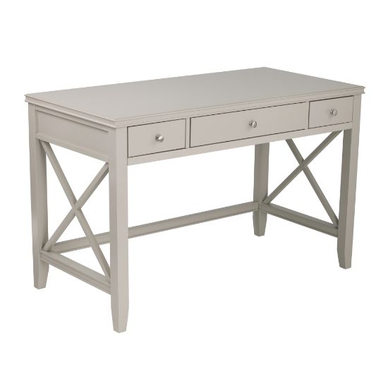 Picture of SEI Larksmill Farmhouse 48inW Writing Desk, Gray