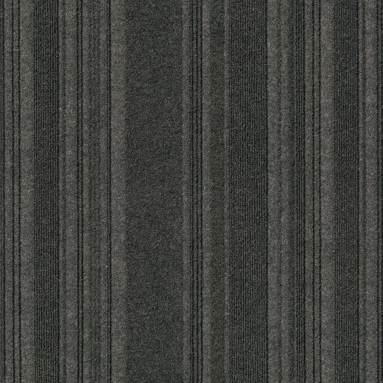 Picture of Foss Floors Couture Peel & Stick Carpet Tiles, 24in x 24in, Black Ice, Set Of 15 Tiles